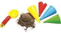 GOWI 558-41 Sandformen Eiscreme - 5-teiliges Set im Netz