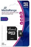 MediaRange SDHC Speicherkarte 4GB Klasse 10 mit SD Adapter
