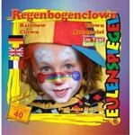 Eulenspiegel Schminkset Motiv Regenbogenclown