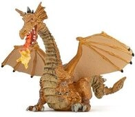 PAPO 39095 Feuerspeiender Drache, gold
