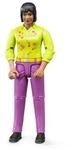 BRUDER&reg; 60403 bworld Frau mittlerer Hauttyp und lila Hose
