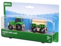 BRIO 63379900 Traktor mit Holz-Anh&auml;nger