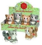 Hermann Teddy 91818 Katze 18 cm - 2-farbig sortiert