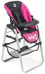Bayer Chic Puppen-Hochstuhl, Dots Navy-Pink