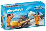 PLAYMOBIL&reg; 5396 Flugzeugschlepper mit Fluglotsen