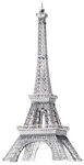 FASCINATIONS 502854 Metal Earth: Premium Series Eiffelturm