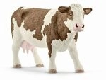 SCHLEICH 13801 Fleckvieh-Kuh
