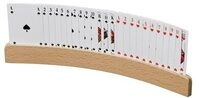 PHILOS 6693 Spielkartenhalter aus Holz, 35 cm, FSC 100%