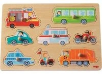 HABA 301940 Greifpuzzle Fahrzeug-Welt