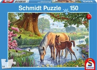 SCHMIDT SPIELE 56161 Pferde am Bach, 150 Teile