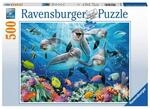 RAVENSBURGER 14710 Puzzle Delfine im Korallenriff