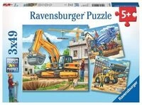 RAVENSBURGER 9226 Kinderpuzzle Gro&szlig;e Baufahrzeuge