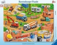 RAVENSBURGER 6058 Kinderpuzzle Arbeit auf der Baustelle
