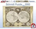 Schmidt Spiele Puzzle - Historische Weltkarte, 2000 Teile