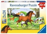 RAVENSBURGER 8882 Kinderpuzzle Welt der Pferde