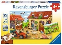 RAVENSBURGER 7560 Kinderpuzzle Flei&szlig;ig auf dem Bauernhof
