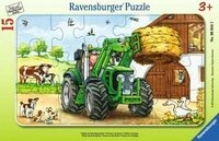 RAVENSBURGER 6044 Kinderpuzzle Traktor auf dem Bauernhof