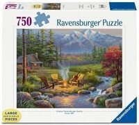 RAVENSBURGER 16445 Puzzle f&uuml;r Erwachsene 750 Teile Lagerfeuer-Romantik