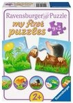 RAVENSBURGER 7313 Kinderpuzzle Tiere im Garten