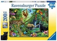 RAVENSBURGER 12660 Kinderpuzzle Tiere im Dschungel