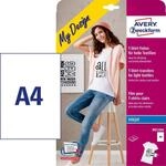 Avery Zweckform Textilfolien f&uuml;r helle Textilien