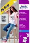Avery Zweckform MD1002 Transferfolien f&uuml;r helle Textilien, 10 Bogen