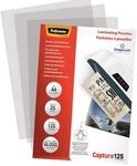 Fellowes Laminierfolie DIN A4, gl&auml;nzend, 25 Folien 125 mic.