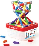 SMART GAMES SMX 907 SmartMax Build XXL 70-teilig - Magnetspiel in Kunststoffbox