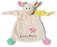 NICI 40039 Schmusetuch Maus "kleine Maus" 25 x 25 cm