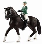 SCHLEICH 42358 Springreiterin mit Pferd