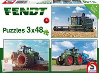 SCHMIDT SPIELE 56221 Fendt 1050 Vario / 724 Vario / 6275L, 3x48 Teile