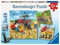 RAVENSBURGER 8012 Kinderpuzzle Gro&szlig;e Maschinen