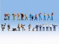 NOCH 16109 H0 Figuren-XL-Set &ldquo;Bei der Arbeit&rdquo; 24 Figuren