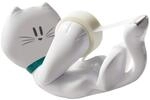 Scotch&reg; Handabroller Katzenform wei&szlig; mit 1 Rolle Magic&trade; Klebeband
