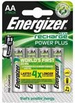 Energizer NiMH Akkumulator Power Plus, AA/LR6, 2000 mAh, vorgeladen, 4er