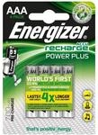 Energizer NiMH-Akku Power Plus, AAA/LR03, 700 mAh, vorgeladen, 4er