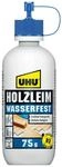 UHU Holzleim D2 Wasserfest Flasche wei&szlig; innen und au&szlig;en 75 g