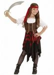 Widmann 05596 Kinderkost&uuml;m Piratin, Gr&ouml;&szlig;e 128