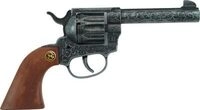 J.G. Schr&ouml;del Welt 203 8671 Magnum antik Metall 12-Schuss Pistole Western