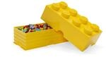 NHG LEGO&reg; Aufbewahrungsstein 8 Noppen gelb