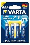 VARTA 04903 110 414 High Energie AAA 4er-Blister DE