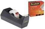 Scotch&reg; 1 Tischabroller schwarz mit 1 Rolle Klebeband