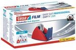 tesa 57421-00 Klebefilm-Abroller Blau, Rot
