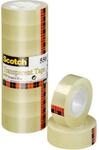Scotch&reg; Klebeband Transparent 550, Polypropylenfolie, Bandgr&ouml;&szlig;e 33 m x 19 mm, 8