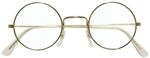 Widmann Weihnachtsmann Brille, gold