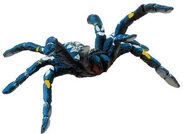 BULLYLAND 68459 Blaue Ornamentvogelspinne