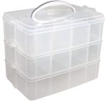 RAYHER 39320000 Sortierbox m. Tragegriff, 23,1x15,6x18,5cm