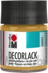 Marabu 113005784 Marabu Decorlack Acryl Metallic-Gold 784, 50 ml