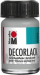Marabu 113039782 Marabu Decorlack Acryl Metallic-Silber 782, 15 ml