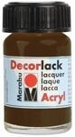 Marabu Acryllack "Decorlack", dunkelbraun, 15 ml, im Glas